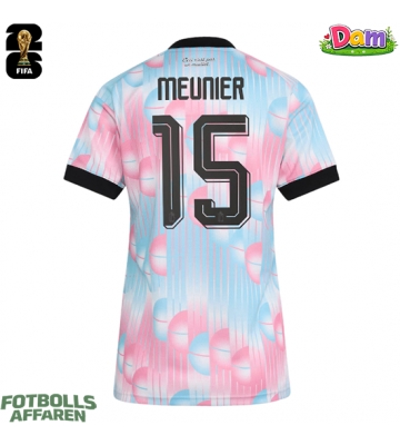 Belgien Thomas Meunier #15 Bortatröja Kvinnor VM 2026 Kortärmad